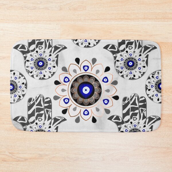 Item preview, Mandela Evil Eye Hamsa Pattern designed and sold by umeimages.