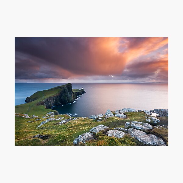 Neist Point @ sunset Photographic Print