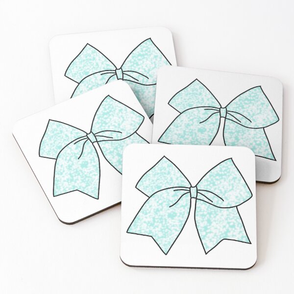 Item preview, sparkly teal cheer bow designed and sold by maddyalarcon.
