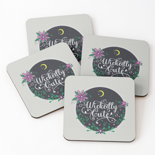 Item preview, Wickedly Cute - Text and Floral Design designed and sold by ColorfulMystic.