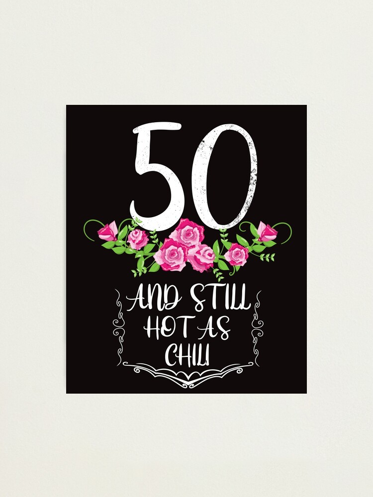 50th Birthday. 50 years old women, ladies | Photographic Print