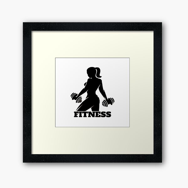 Fitness Framed Art Print