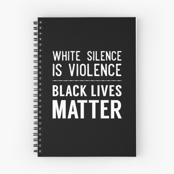 Item preview, White Silence is Violence | Black Lives Matter (White Text) designed and sold by Queerevolt.