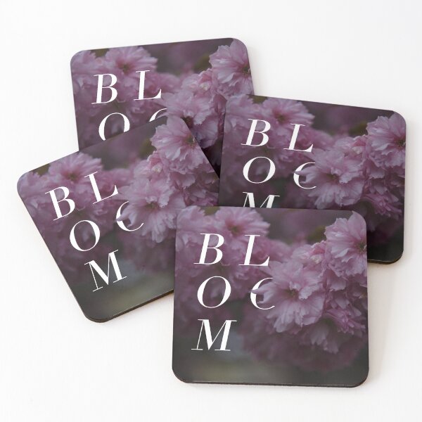 Item preview, Bloom Blossom Typography Pink designed and sold by Emmbrawl.
