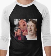 David Mitchell Hysterical Laugh Men's Baseball ¾ T-Shirt