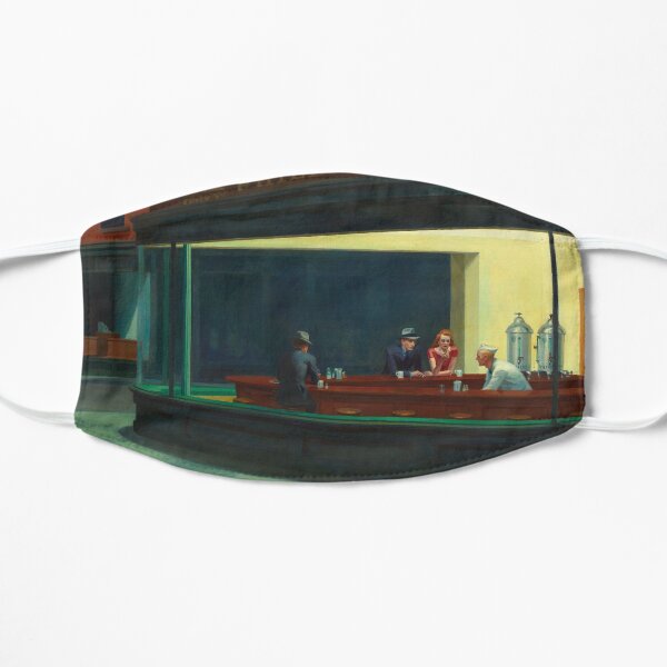 Nighthawks by Edward Hopper 1942 Mask