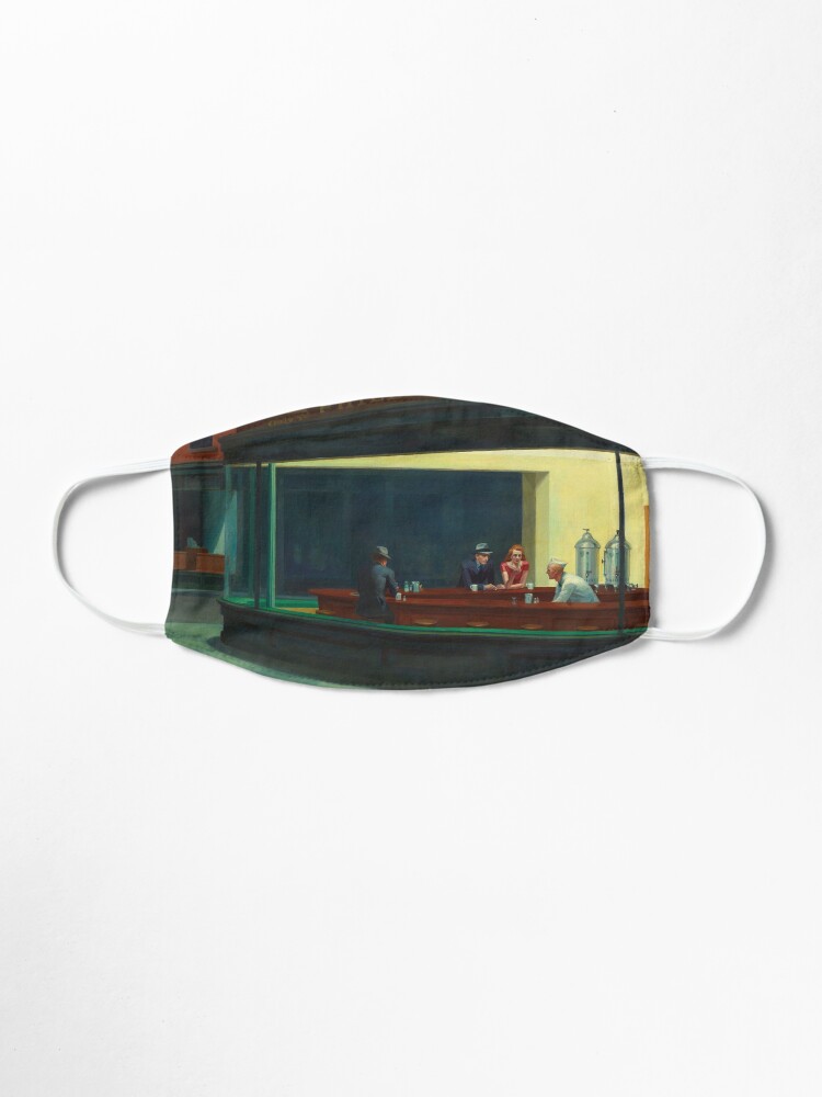 Alternate view of Nighthawks by Edward Hopper 1942 Mask