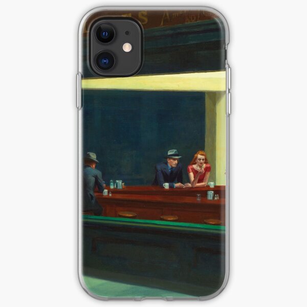 Nighthawks by Edward Hopper 1942 iPhone Soft Case