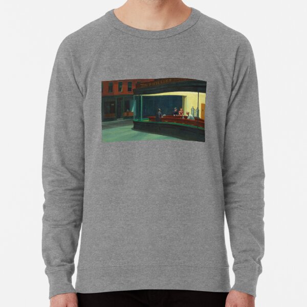 Nighthawks by Edward Hopper 1942 Lightweight Sweatshirt