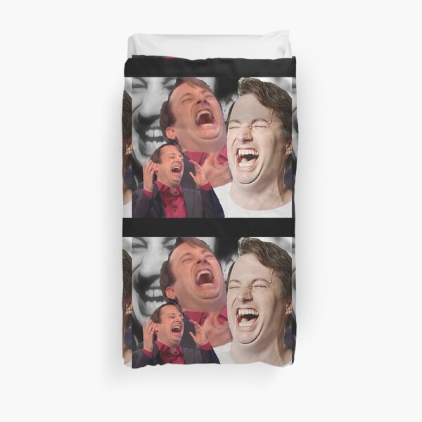 David Mitchell Hysterical Laugh Duvet Cover