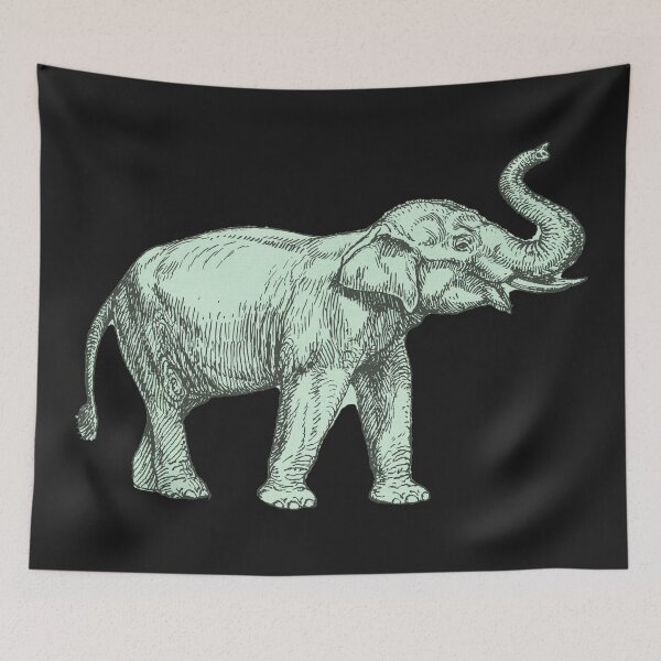 Item preview, Illustrated Elephant designed and sold by Slydell1.