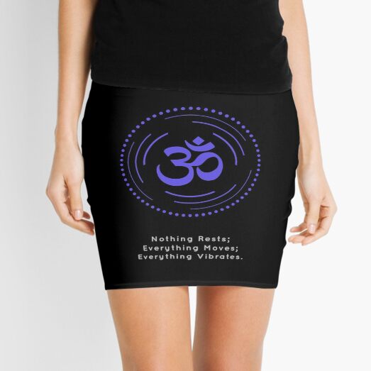 The Principle of Vibration - Shee Symbol Mini Skirt