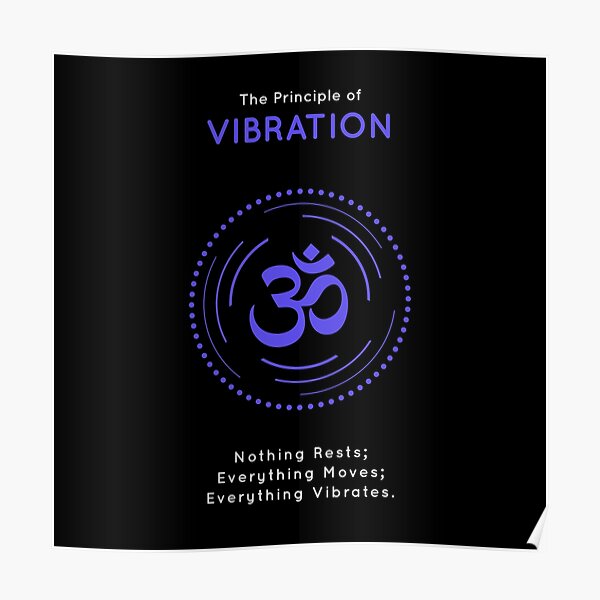 The Principle of Vibration - Shee Symbol Poster