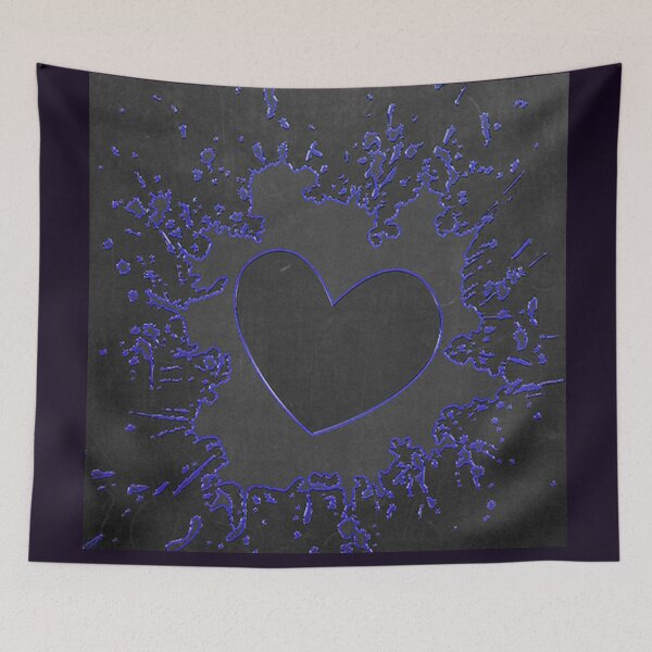 Item preview, Heart Black & Purple Splatter Graphic Art Designed Gifts designed and sold by Cute & Sassy Custom Gifting Boutiques.