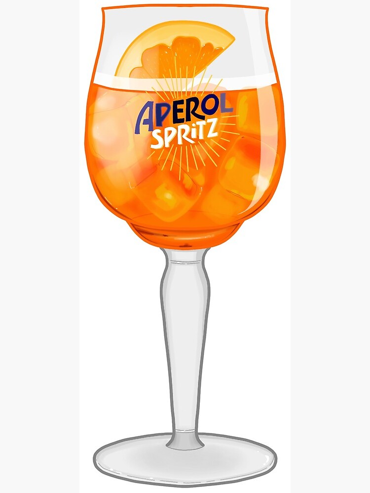 Aperol Spritz in a Glass | Postcard