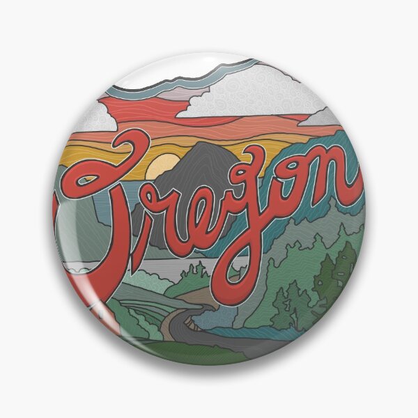 Item preview, Oregon Road designed and sold by veesfinedesign.