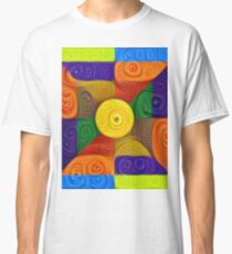 DeepDream Color Squares Visual Areas 5x5K v1447854295 Classic T-Shirt