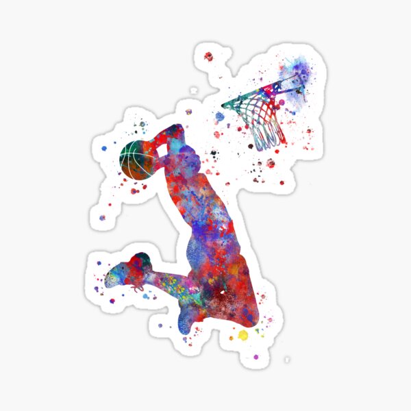 Basketball player Sticker
