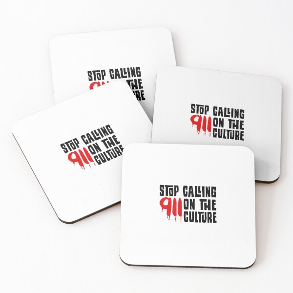 Item preview, Stop calling 911 on the culture Slim Fit T-Shirt Slim Fit T-Shirt designed and sold by Elkaissi3.