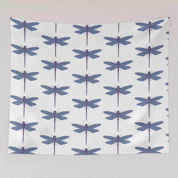 Item preview, blue dragonfly designed and sold by Lara Wolf.