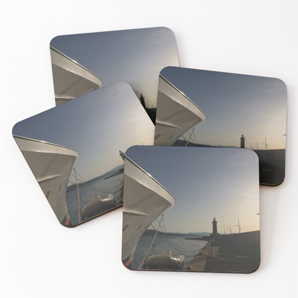 Item preview, Port de Saint Tropez sailing sunset lighthouse sea 2020 designed and sold by BIPHOTONEWS.