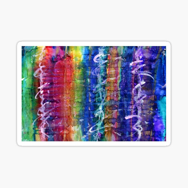 Stages abstract Sticker
