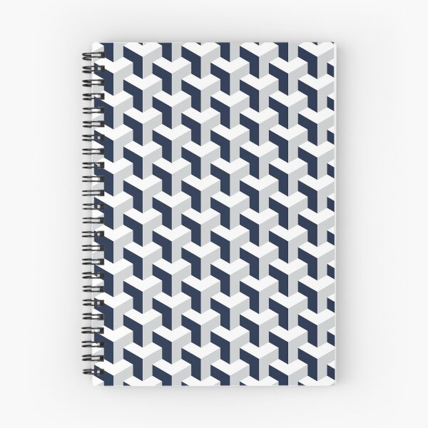 Item preview, Geometric T Pattern without Contours 003 - Blue Gray White designed and sold by AmpersandCuster.