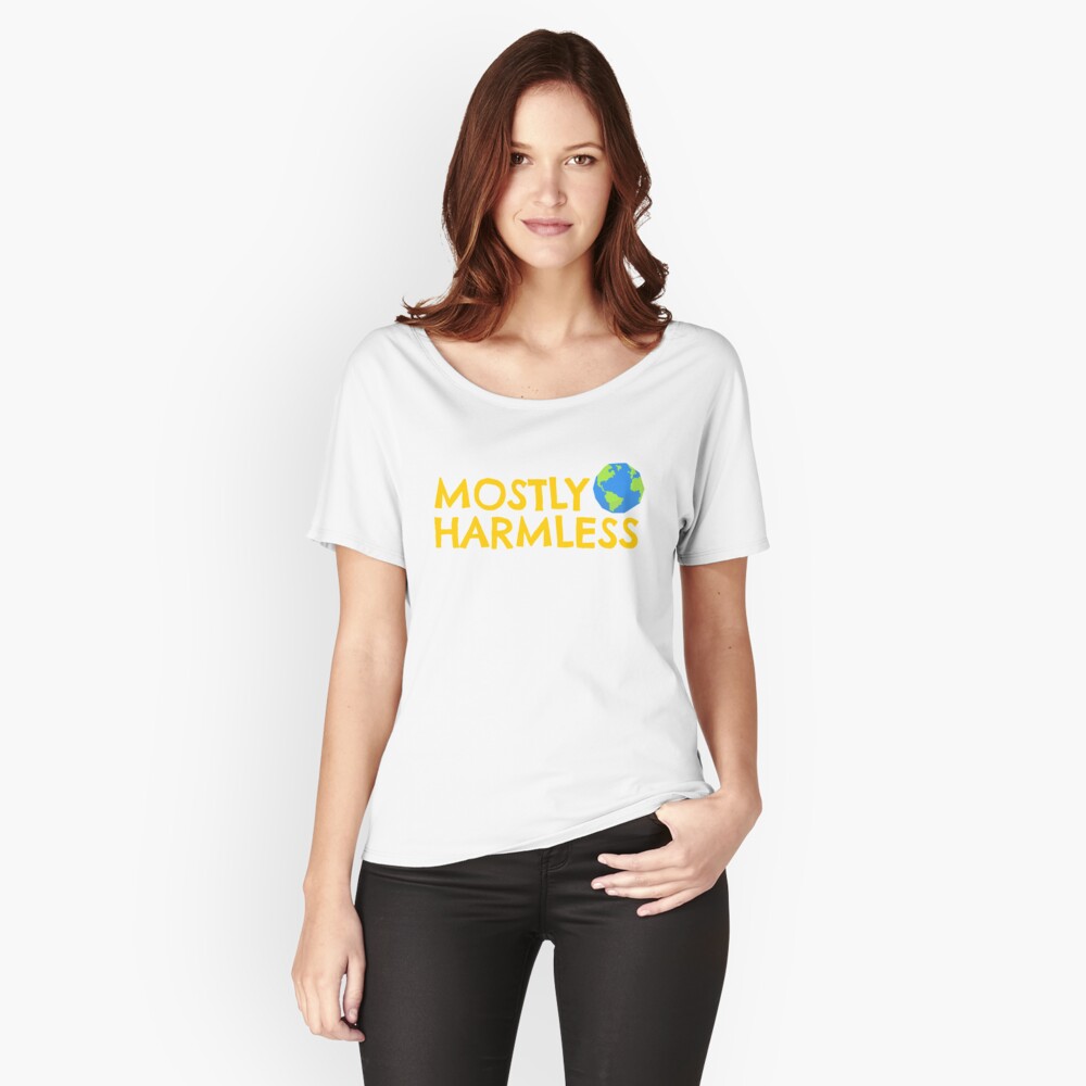 "Mostly Harmless The Hitchhiker's Guide to the Galaxy" Tshirt by