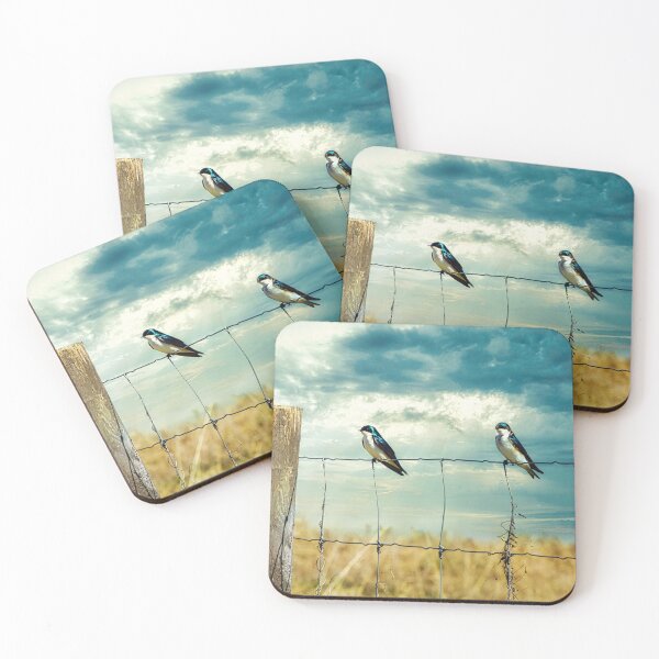 Item preview, Tree Swallows On Fence designed and sold by Robert Alsop.