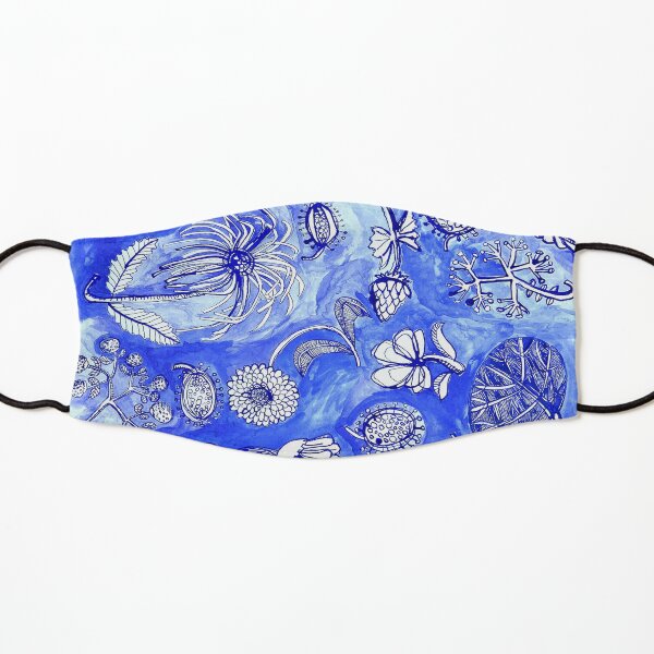 Botanicals in Blue Kids Mask