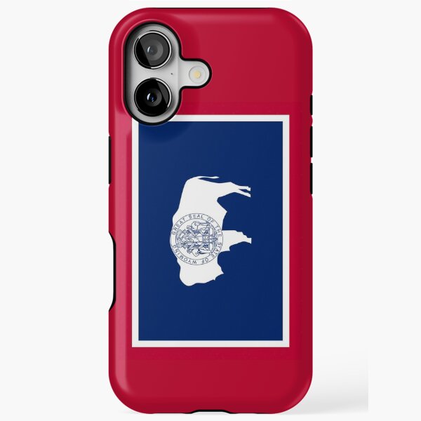 Wyoming Flag Phone Case (1) iPhone Tough Case