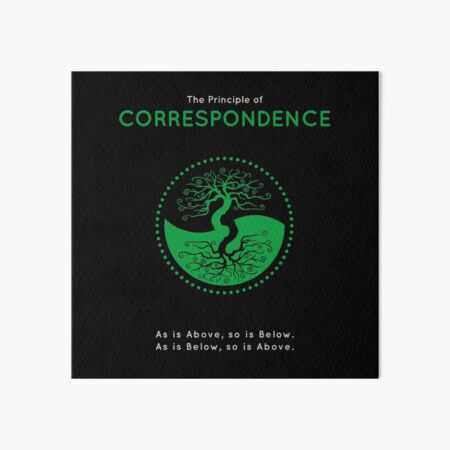 The Principle of Correspondence - Shee Symbol Art Board Print