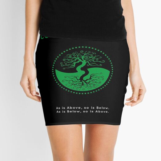 The Principle of Correspondence - Shee Symbol Mini Skirt