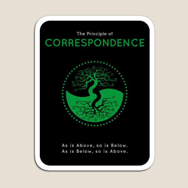 The Principle of Correspondence - Shee Symbol Magnet