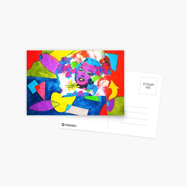 Monroe Shapes Postcard