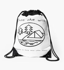 Into the wild Drawstring Bag