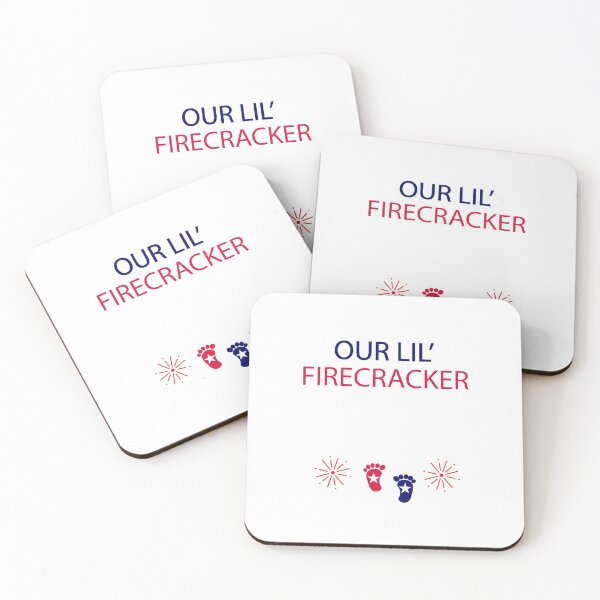 Item preview, Our Lil Firecracker : 4th of July Pregnancy Announcement | Patriotic Baby Reveal Maternity Pregnant Mom to Be  designed and sold by Chamssou.