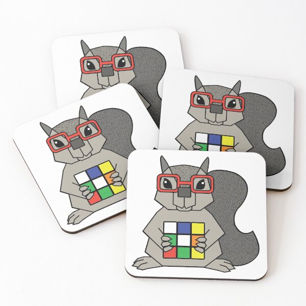 Item preview, Cube Geek Squirrel designed and sold by arturekdesign.