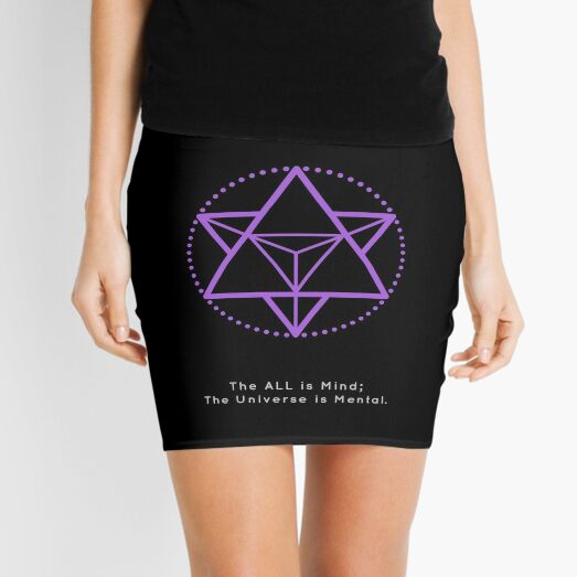 The Principle of Mentalism - Shee Symbol Mini Skirt