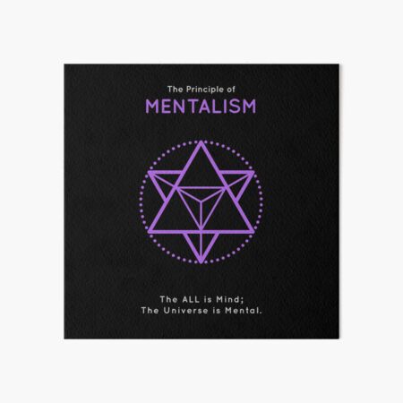 The Principle of Mentalism - Shee Symbol Art Board Print