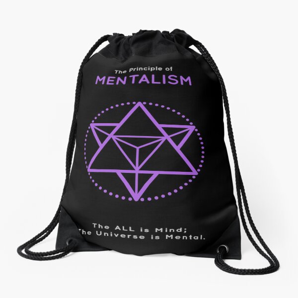 The Principle of Mentalism - Shee Symbol Drawstring Bag