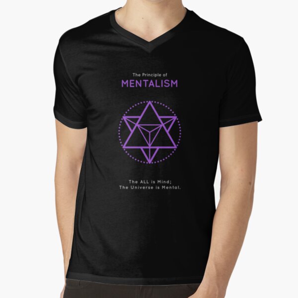 The Principle of Mentalism - Shee Symbol V-Neck T-Shirt