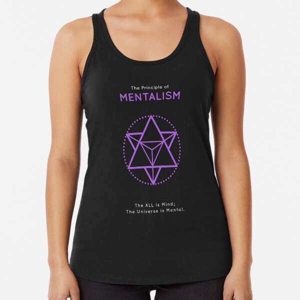 The Principle of Mentalism - Shee Symbol Racerback Tank Top