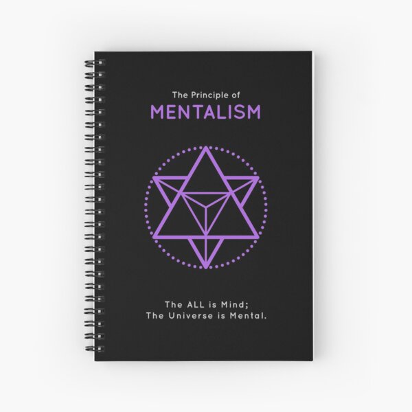 The Principle of Mentalism - Shee Symbol Spiral Notebook