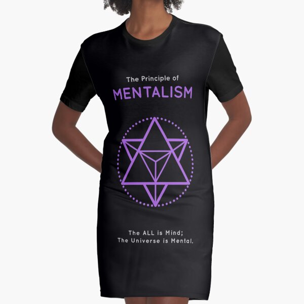 The Principle of Mentalism - Shee Symbol Graphic T-Shirt Dress