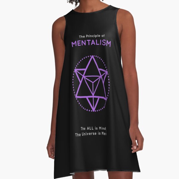 The Principle of Mentalism - Shee Symbol A-Line Dress