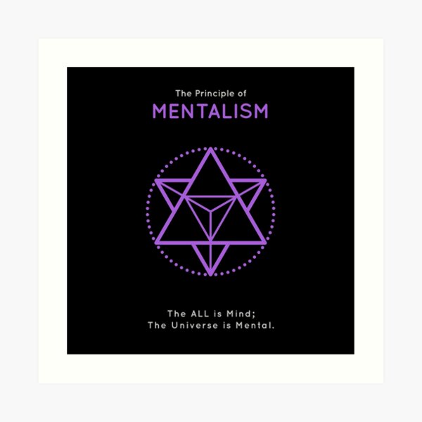 The Principle of Mentalism - Shee Symbol Art Print