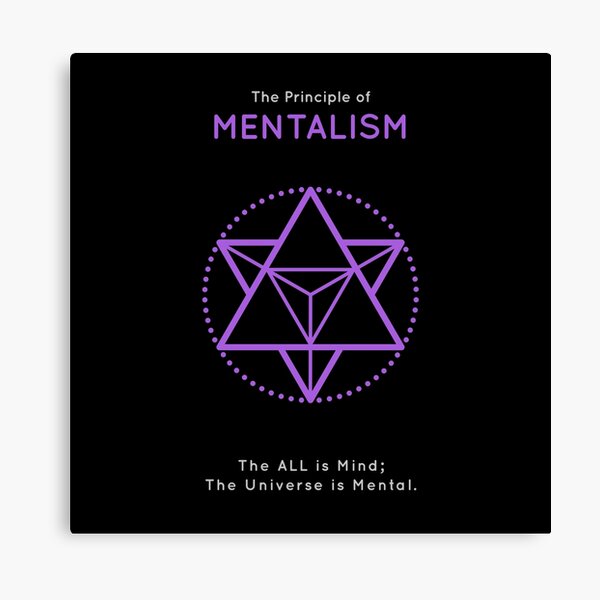 The Principle of Mentalism - Shee Symbol Canvas Print