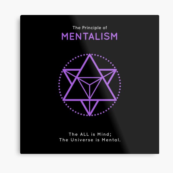 The Principle of Mentalism - Shee Symbol Metal Print