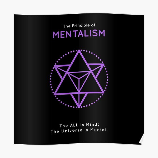 The Principle of Mentalism - Shee Symbol Poster